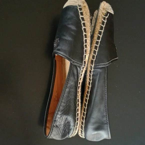 Coach Black Leather Slip On Shoes - Picture 7 of 12